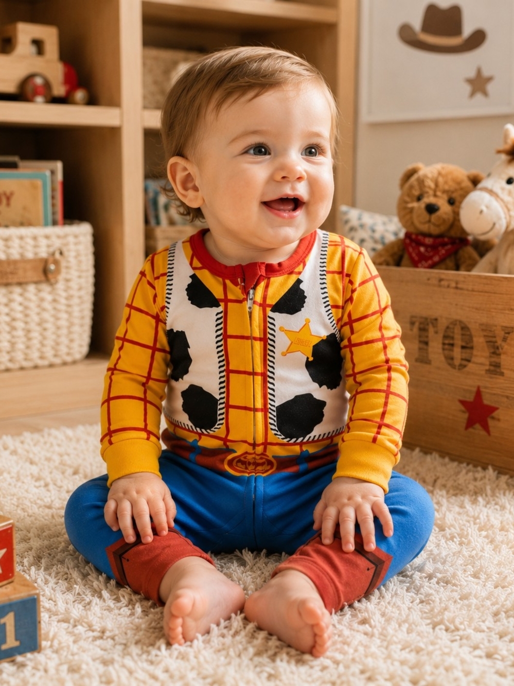 Toy Story Woody Inspired Zippered Sleeper